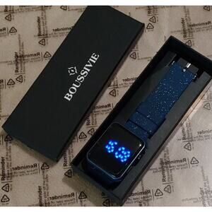 Boussivie Royal Blue LED Digital Watch- Brand New- Ships Same Business Day!